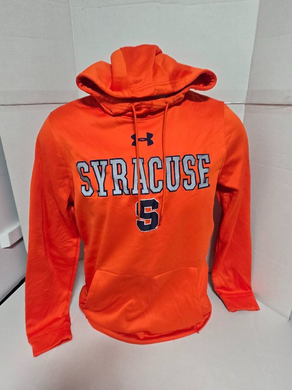Under Armour Syracuse Orange ColdGear Hoodie Men's Medium NCAA Pullover Orange